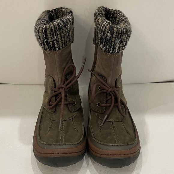 New Merrell Decora Bolero Winter Hiking Ankle Boots Brown Falcon Size 6 - Picture 3 of 7
